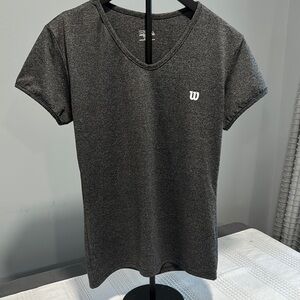 Wilson Gray Fitted Short Sleeve Tee